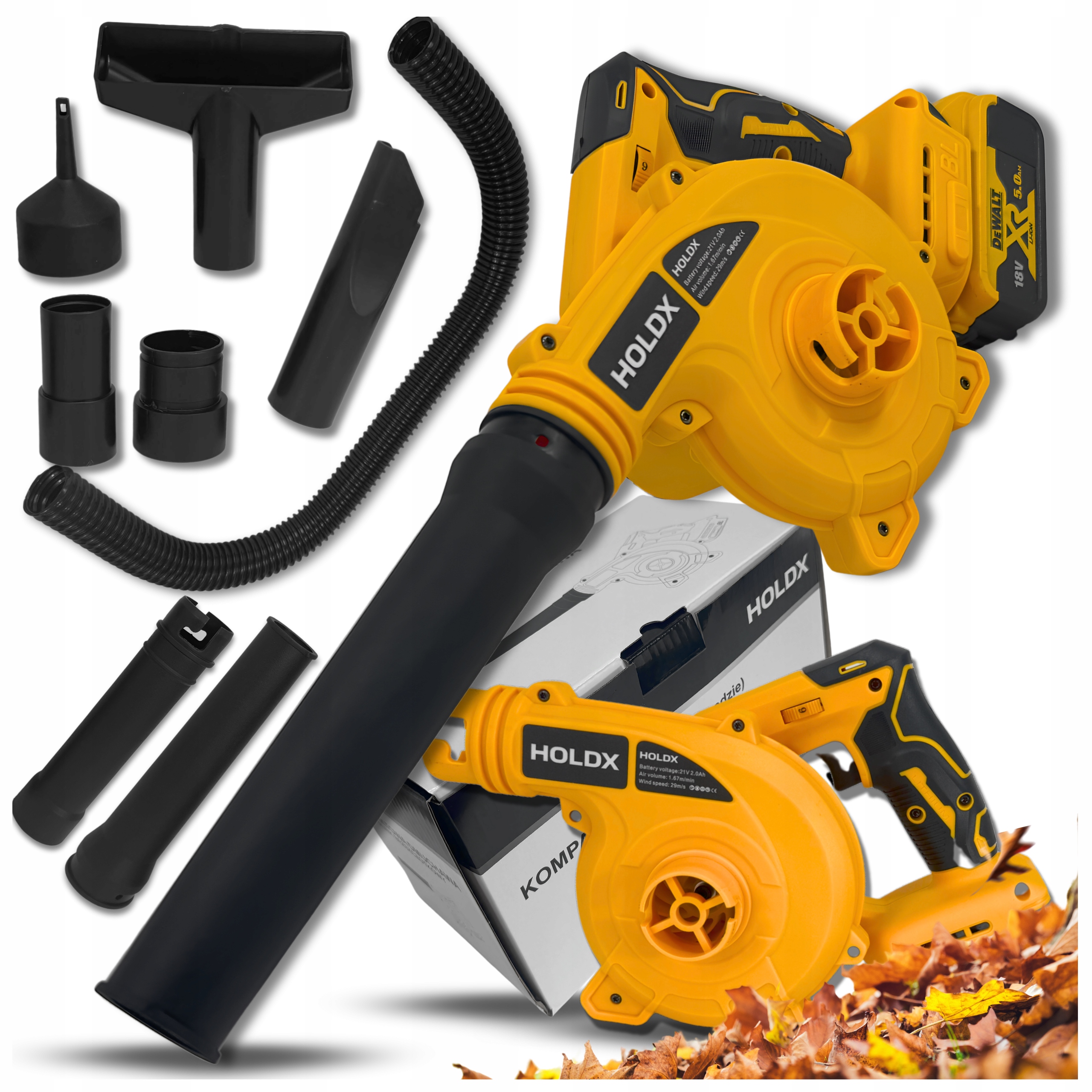 Akumulátorová Záhradná Dúchadlo Na Lístie, Vysávač Na Batérie Dewalt