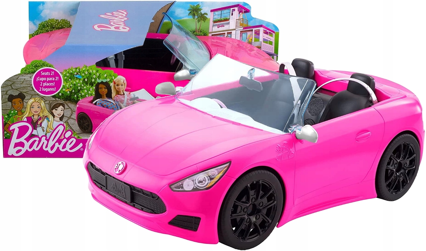 

Barbie Różowy Kabriolet Samochód Dla Lalek HBT92