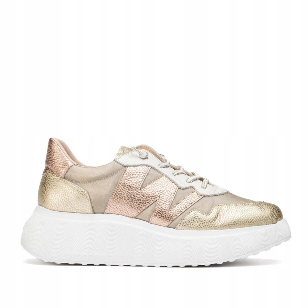 Sneakersy Wonders buty damskie złote skórzane nowa kolekcja r. 37