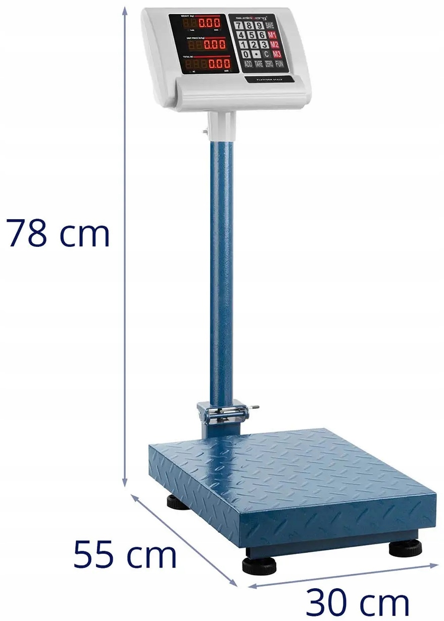 Waga platformowa 100 kg 10 g 40x30 cm Steinberg SBS-PF-100/10B 10030326