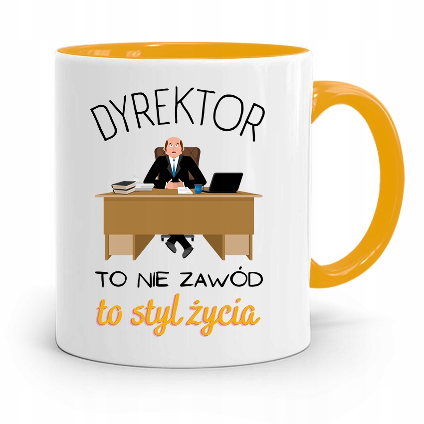 

Dla Dyrektora Kubek Żółty To Styl Życia