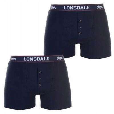 

Lonsdale 2 sztuki, bokserki męskie granatowe L
