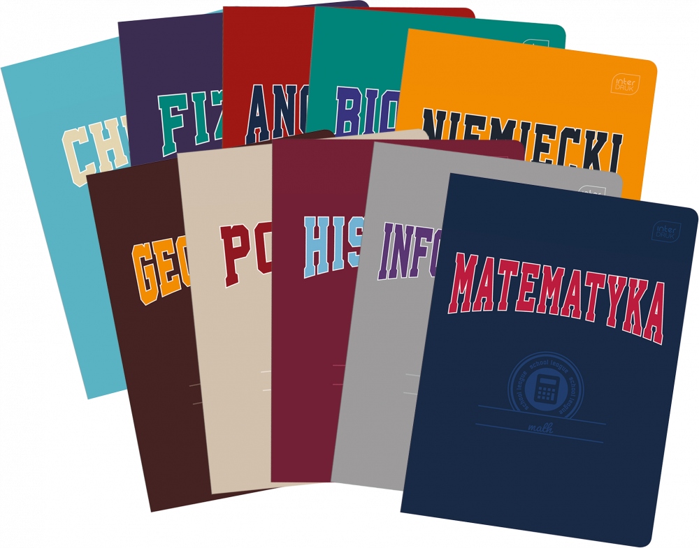 KOMPLET ZESZYTÓW PRZEDMIOTOWYCH ZE ŚCIĄGĄ A5 60K - klasa 7-8