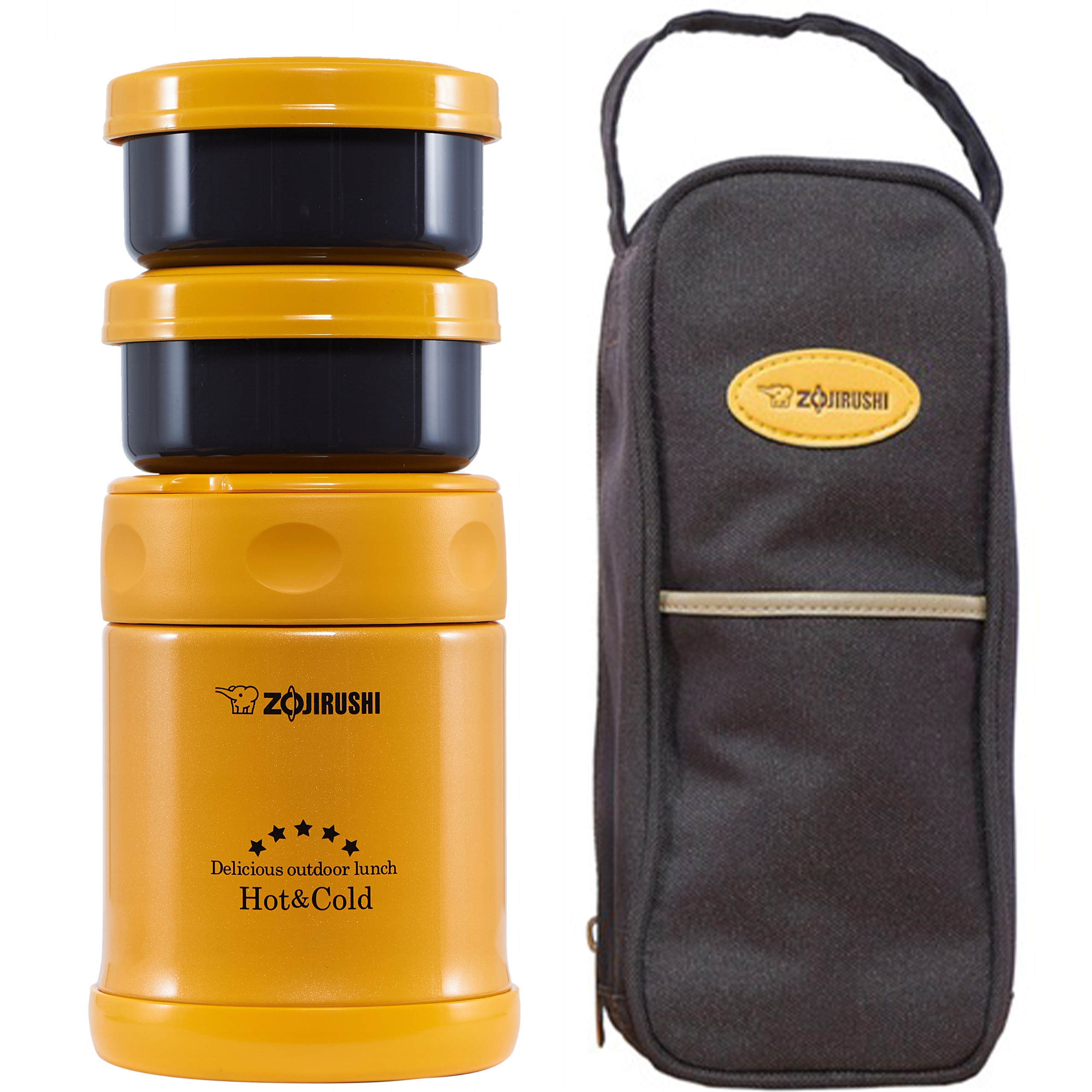 Termos obiadowy na gorące jedzenie Zojirushi SW-EXE35-DB pomarańcz