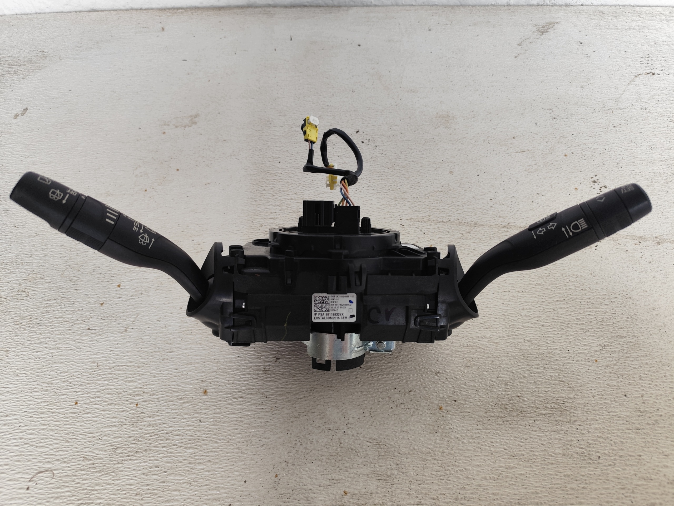 OPEL CROSSLAND X 2018 steering wheel levers and controls ring 98118835YX