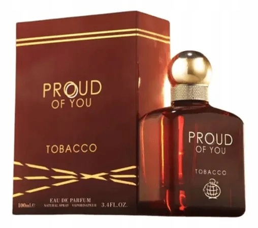 Fragrance World Proud Of You Tobacco 100 ML Parfémovaná Voda Pro Muže