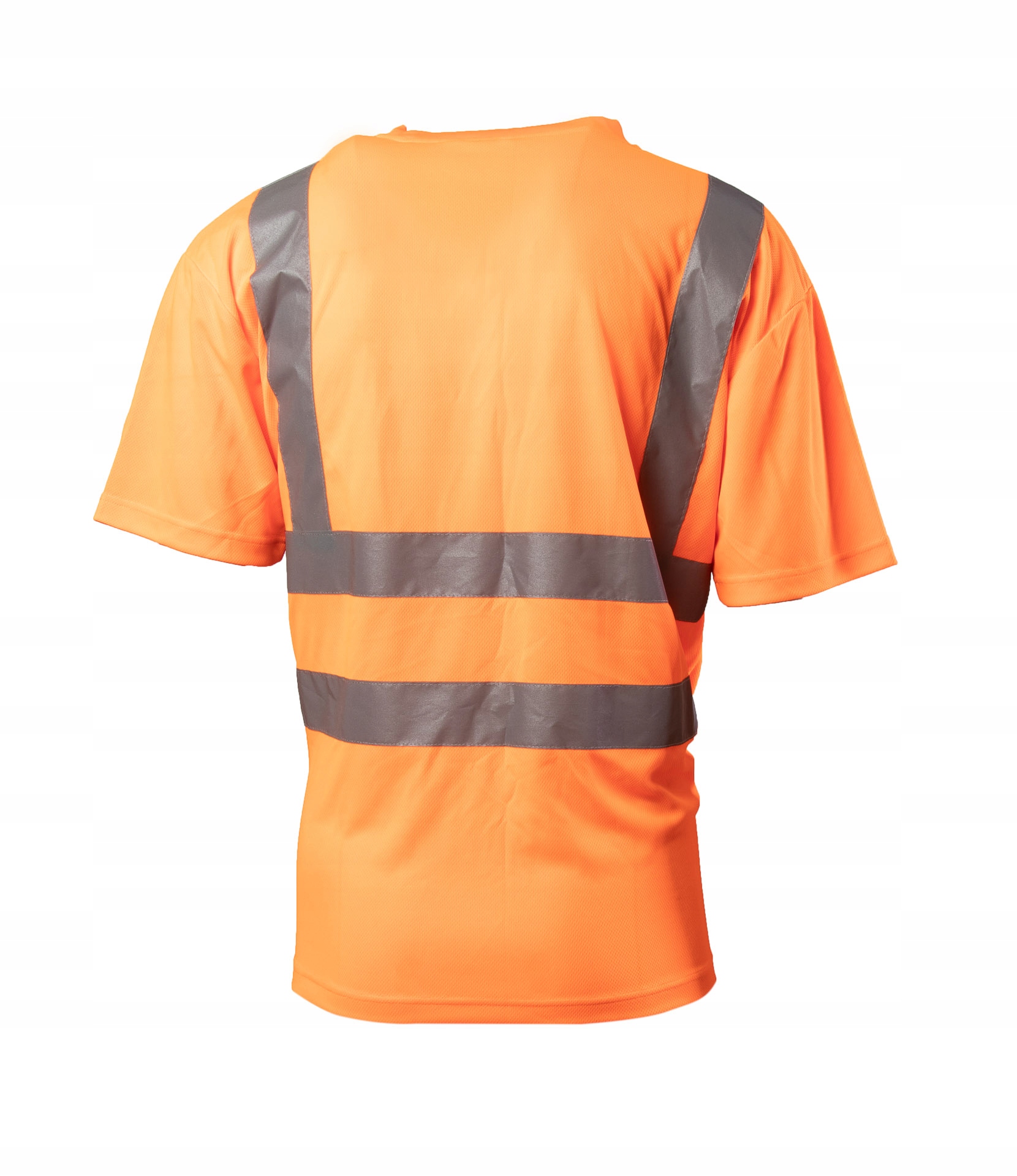 KOSZULKA OSTRZEGAWCZA, ODBLASKOWA POMARAŃCZOWA S Model FLASH KOSZULKA