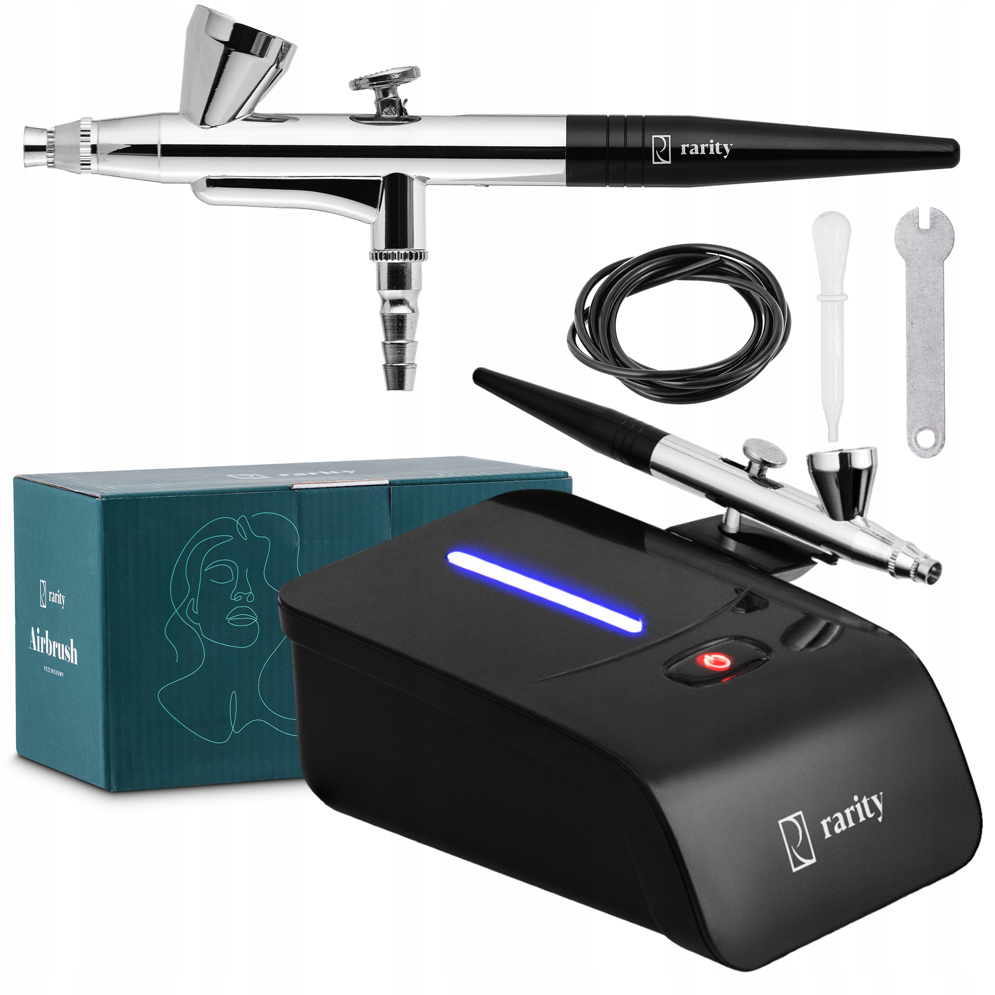 Vodičový aerograf na obočí Airbrush Elektrická stříkací pistole