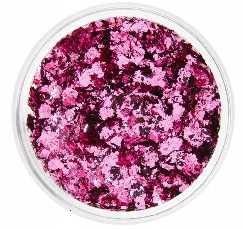 Pyłek Do Paznokci Metaliczne Płatki Alu Różowe 04 Marka Allepaznokcie