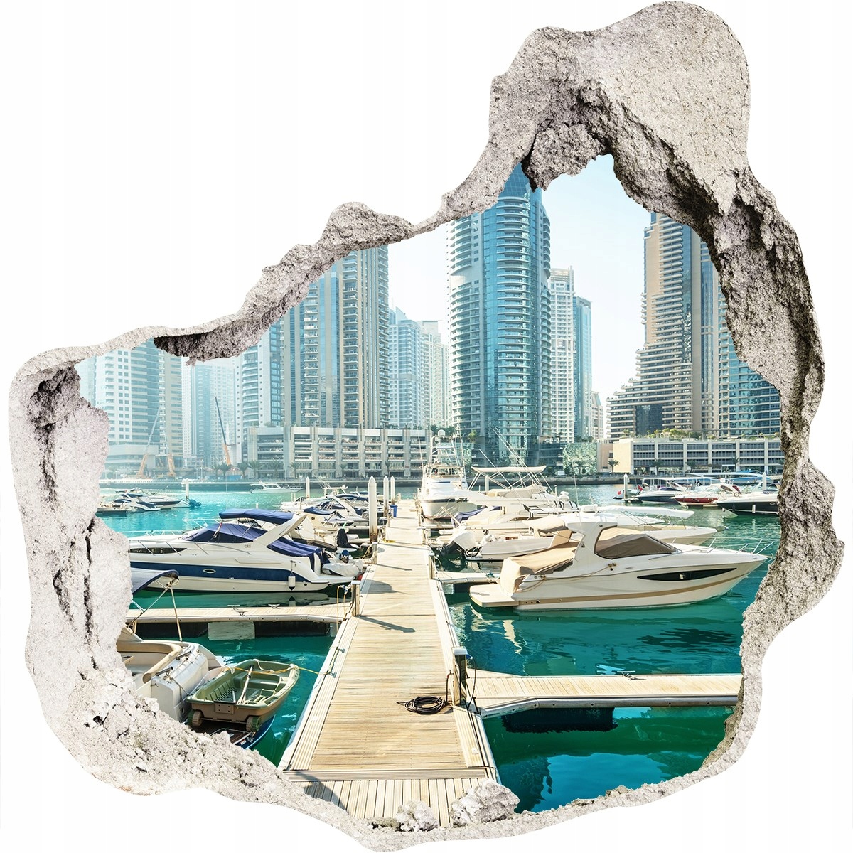 

Fototapeta dziura ścienna Marina w Dubaju 125x125