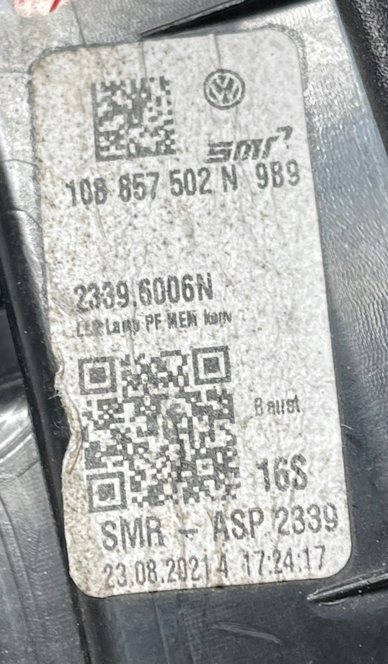VW ID3 ID.3 mirror right 10B857502N 13 PIN