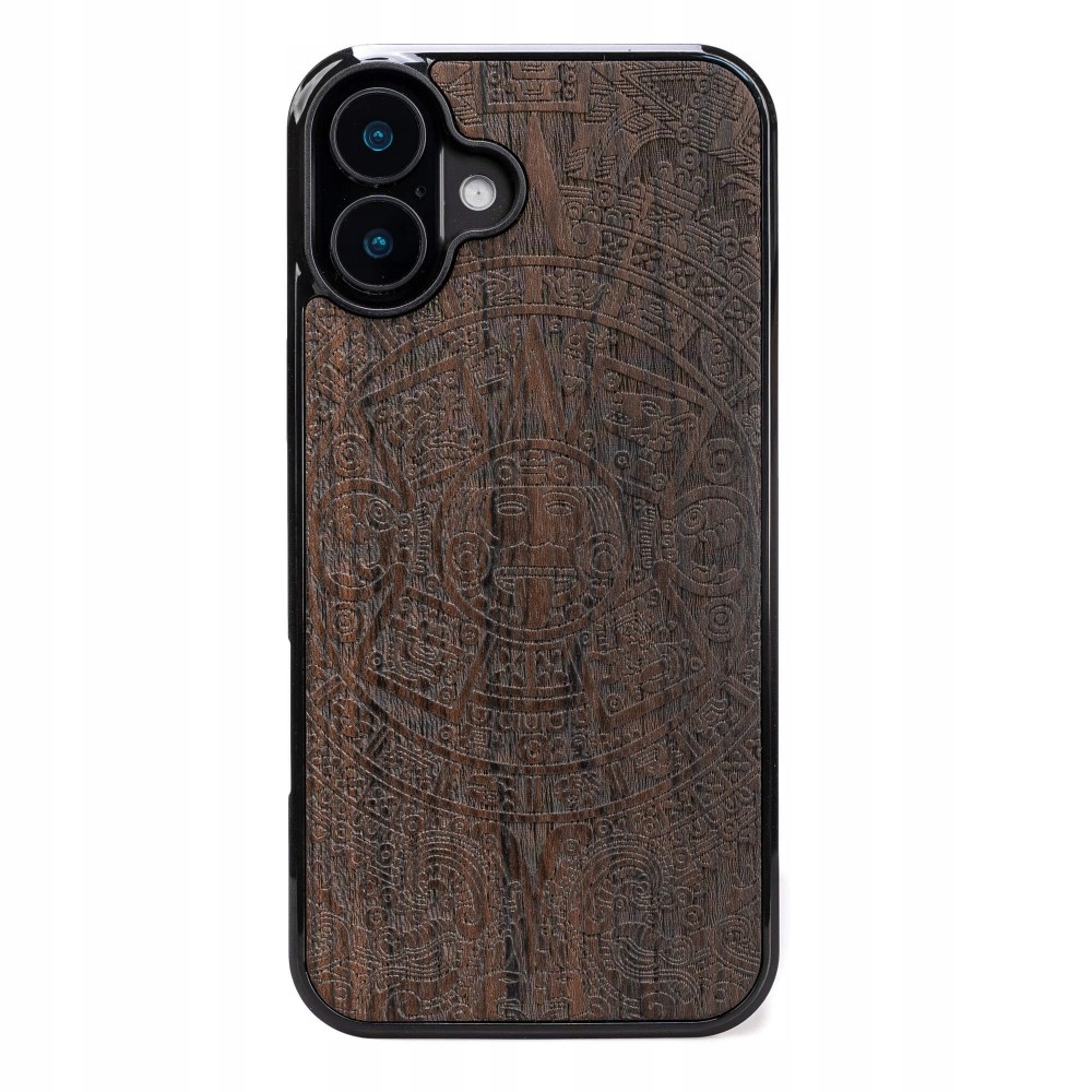 Dřevěné Pouzdro Bewood pro iPhone 16 Plus Kalendář Aztécký Ziricote
