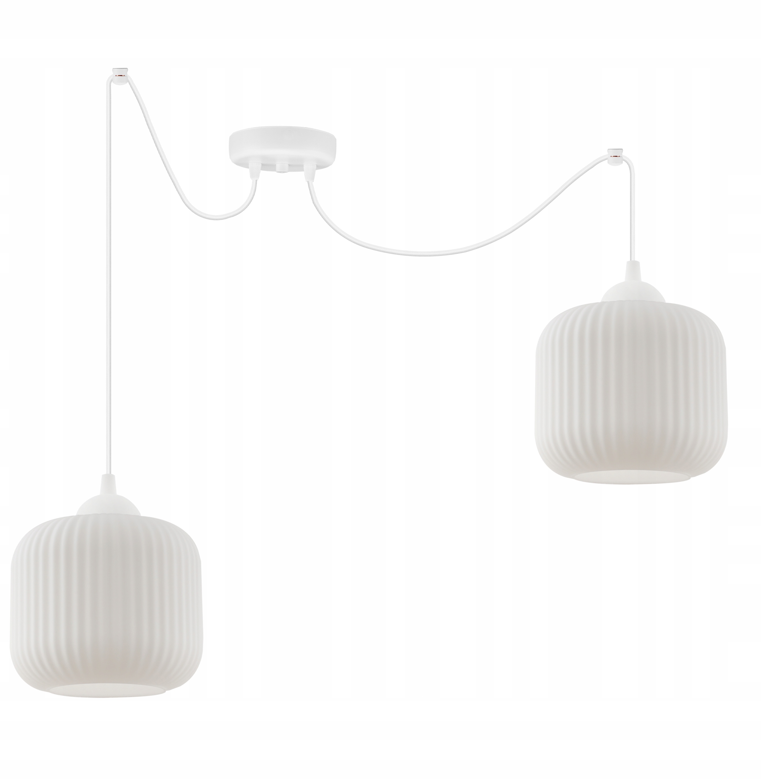 Závěsná lampa typu pavouk Riffle, jemná a elegantní do jídelny, obývacího pokoje