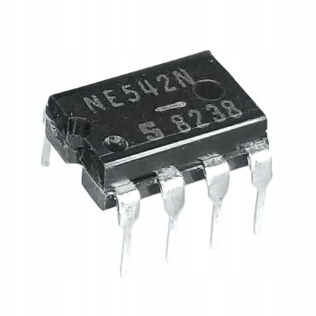 NE542N podwójny, niskoszumny przedwzmacniacz, DIP8, Signetix