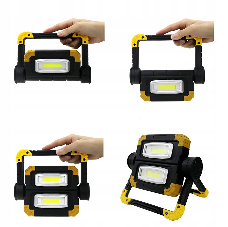 LAMPA LED ROBOCZA WARSZTATOWA AKUMULATOR HALOGEN Temperatura barwowa 4000 K