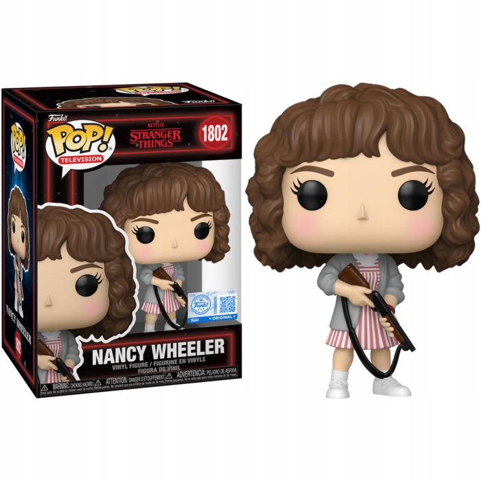 Funko pop! Stranger Things Nancy Wheeler se brokovnicí