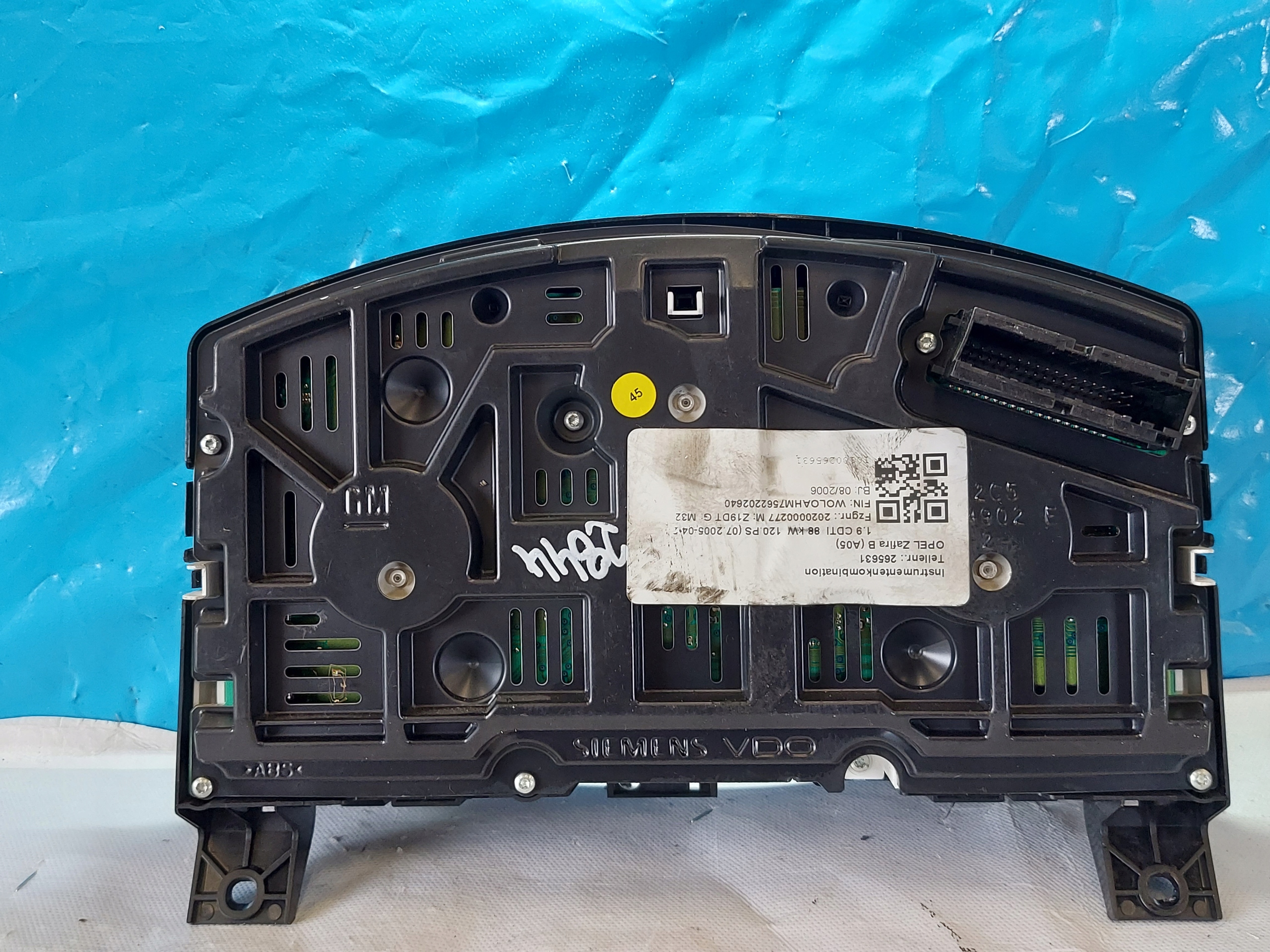 dials clock ZAFIRA B 1.9 CDTI 13216684