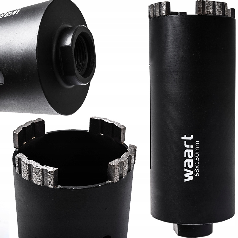 Waart Korunkový Vrták diamantová děrovačka 68x150 mm M22 hluboká