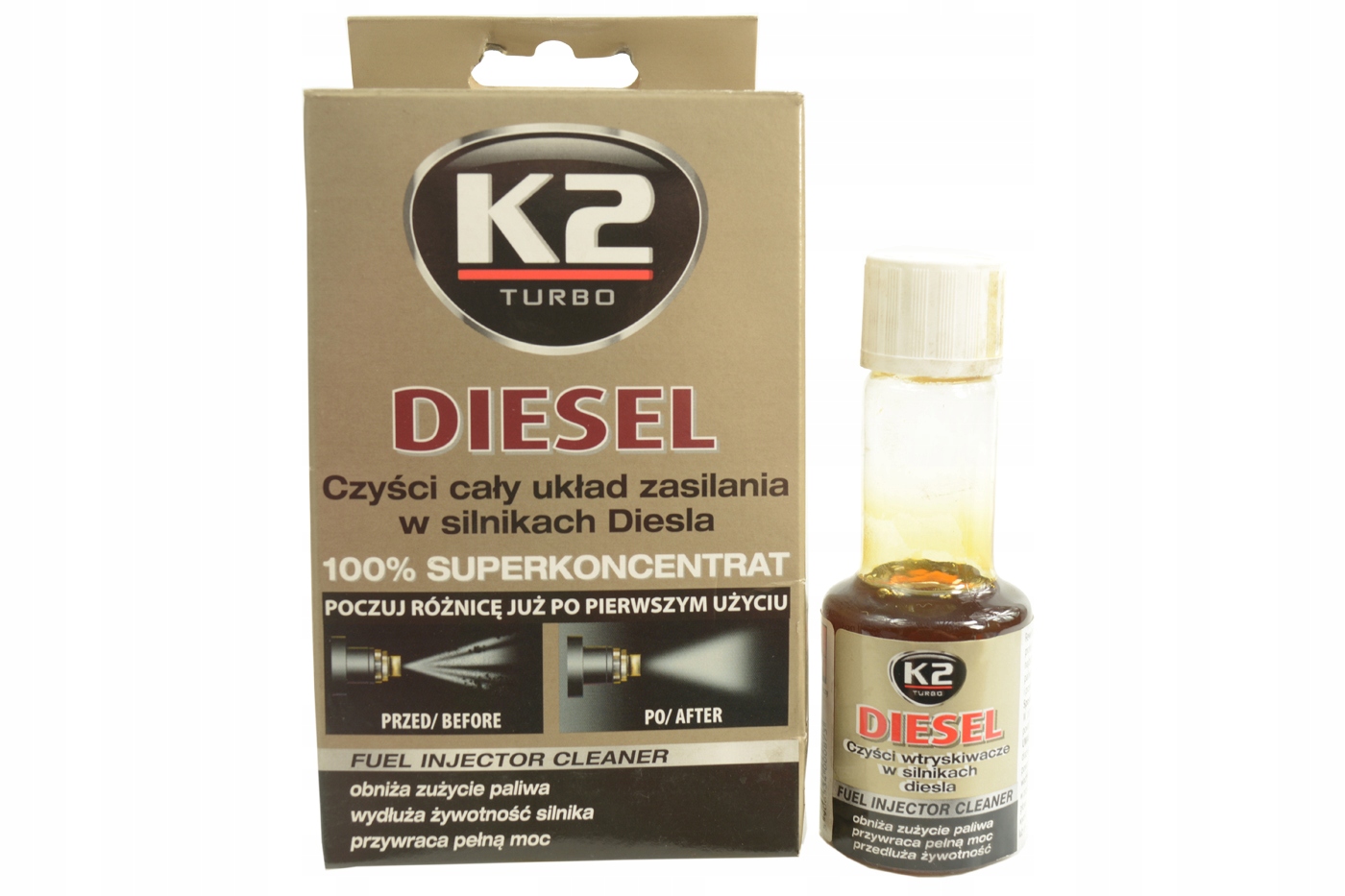 

K2 Diesel Do Czyszczenia Wtryskiwaczy Wtrysków