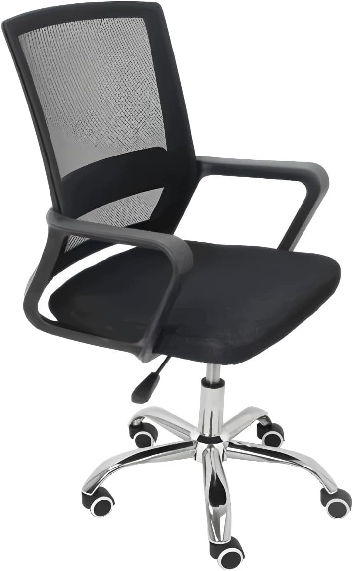 Kancelářská Otočná Židle Sara Černá Síťovina Mesch Komfortní Ergonomická