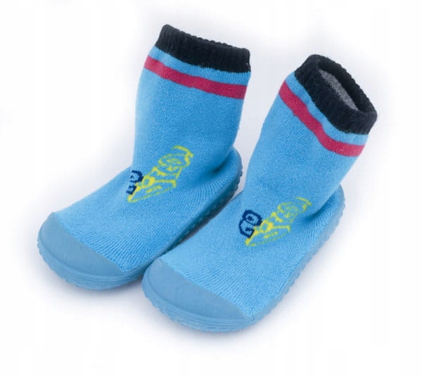 

Skarpety z gumową podeszwą 80-86 niebieskie roz 20