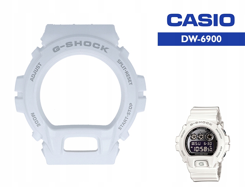 BEZEL DO CASIO DW-6900NB biały połysk ORYGINAŁ