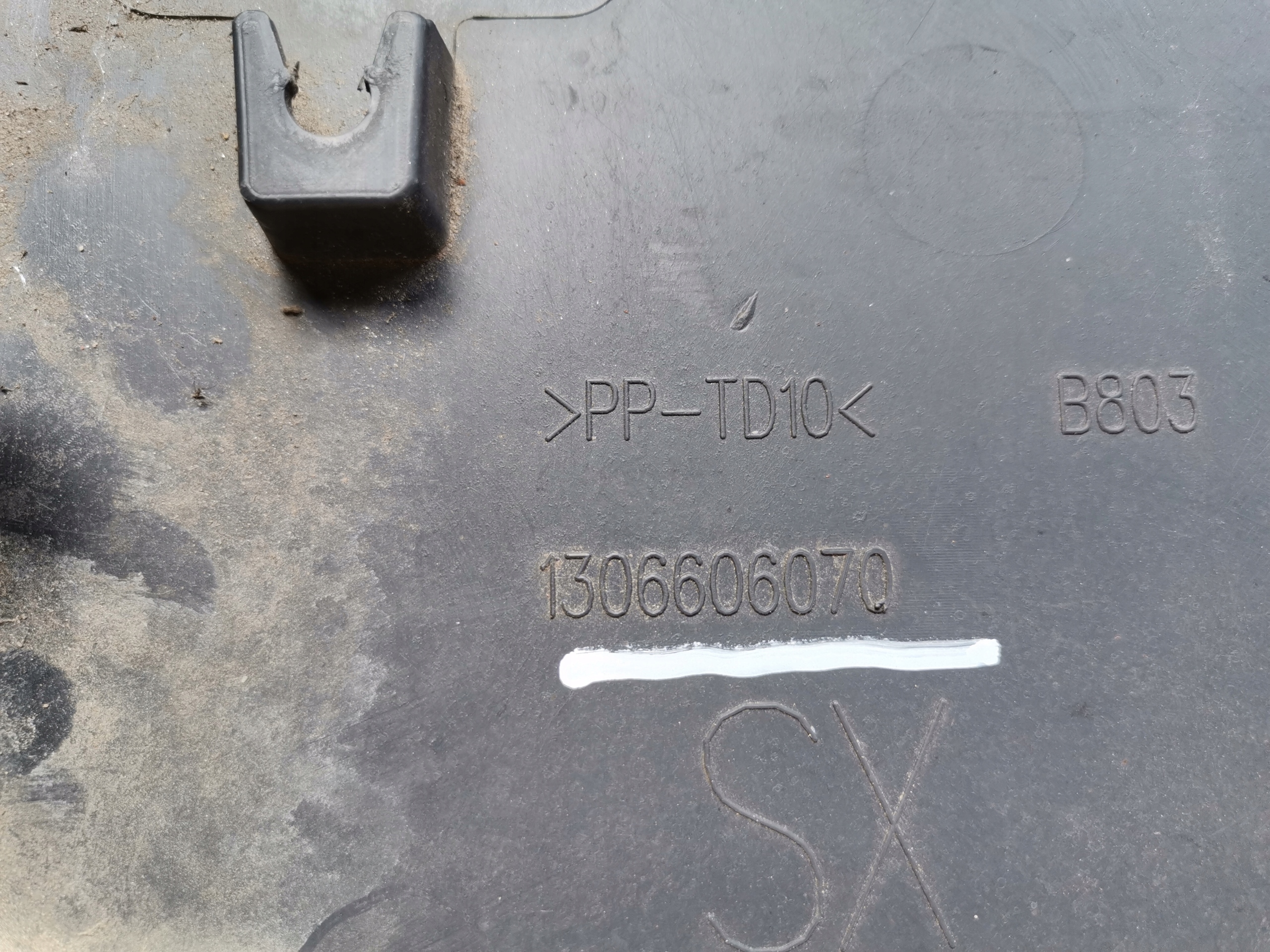 moulding side left FIAT DUCATO III JUMPER BOXER 1306606070