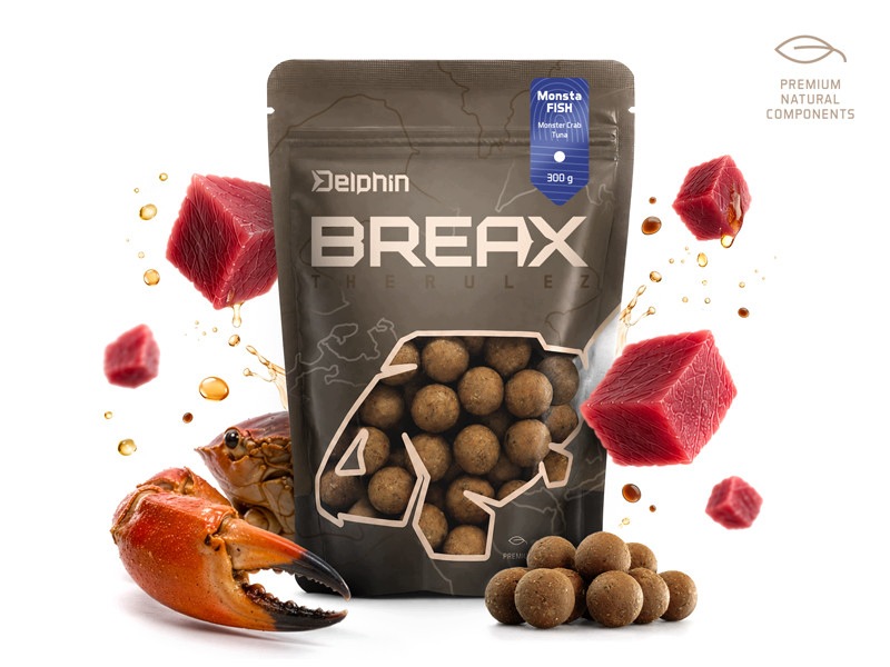 Kulki proteinowe Delphin BreaX 300g MonstaFISH Monster Crab-Tuńczyk 20mm