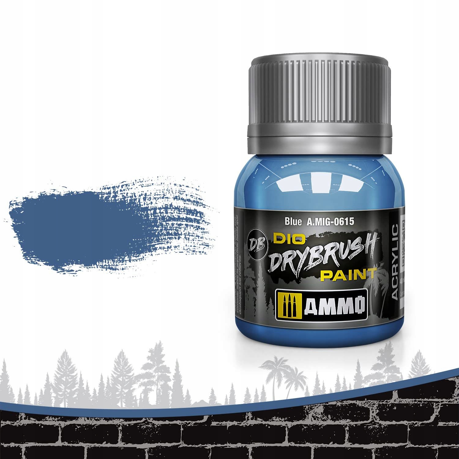 Ammo Mig Jiminez Drybrush Blue 40 ML Jar (10/20) *