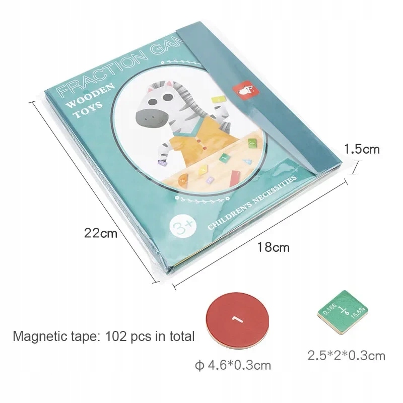 TABLICA KSIĄŻKA MATEMATYCZNA DO NAUKI LICZENIA UŁAMKÓW PROCENTÓW PUZZLE Certyfikaty, opinie, atesty CE EN 71