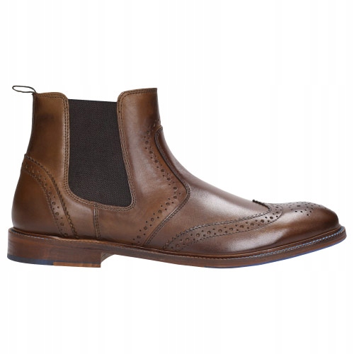 

Buty Wojas Botki męskie skóra brązowe r. 42