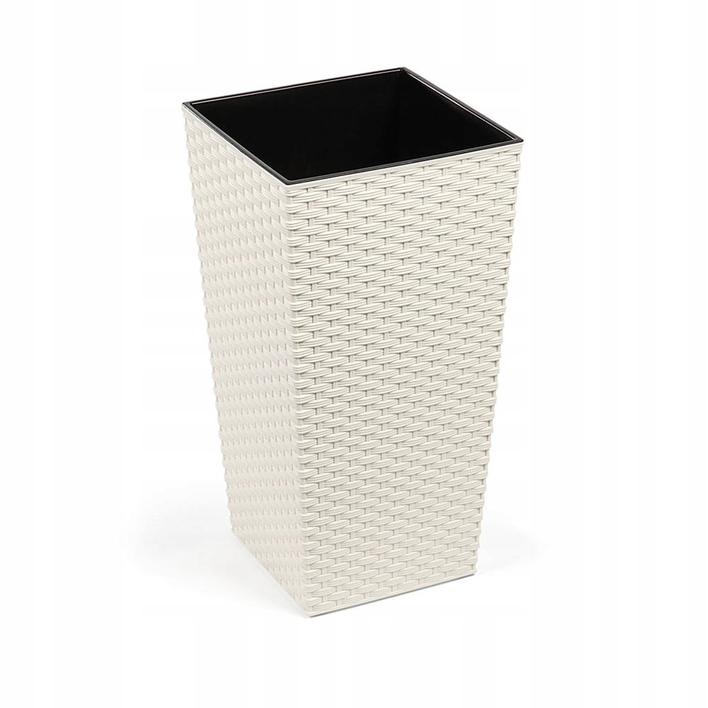 

Doniczka Finezja 300x300 rattan kremowy \Lamela