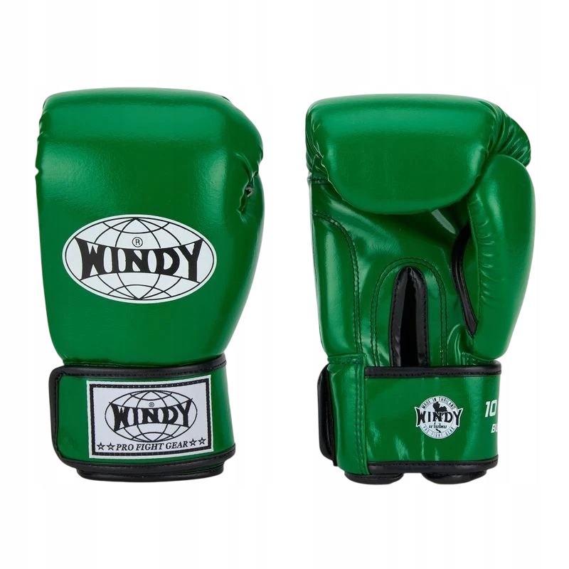 rękawice bokserskie windy classic synthetic leather 12OZ Zielony