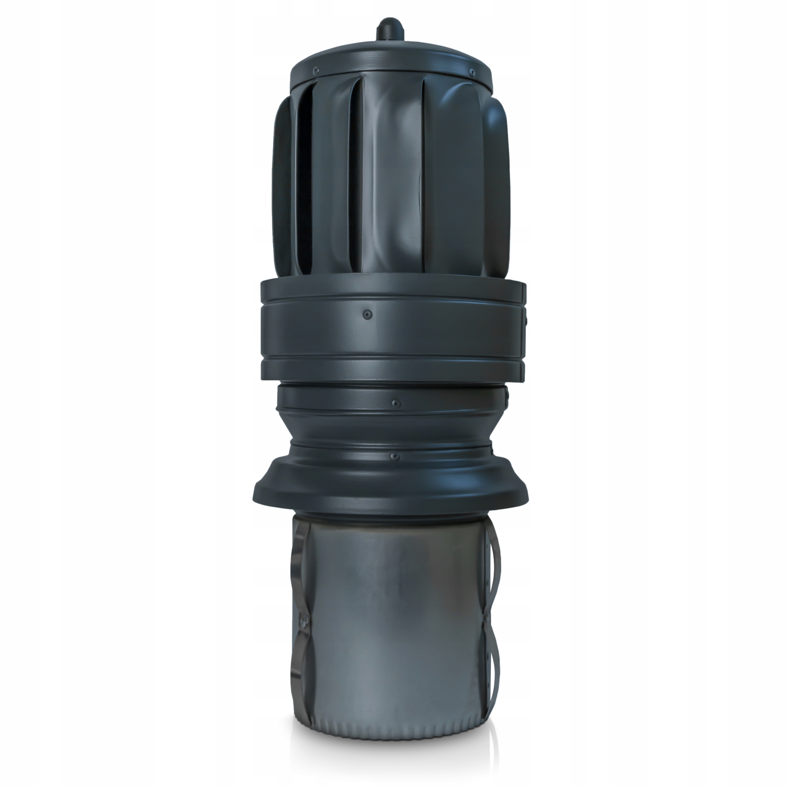 Komínová vložka antracit Wiatron fi150 stlačitelná