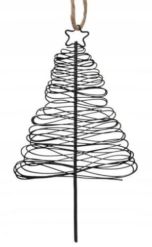 

Zawieszka Metalowa Choinka 14 CM