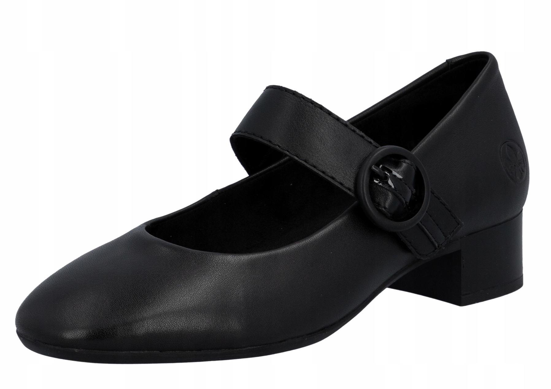 Rieker 43455-00 vel.36 černé kožené lodičky Tuhost H