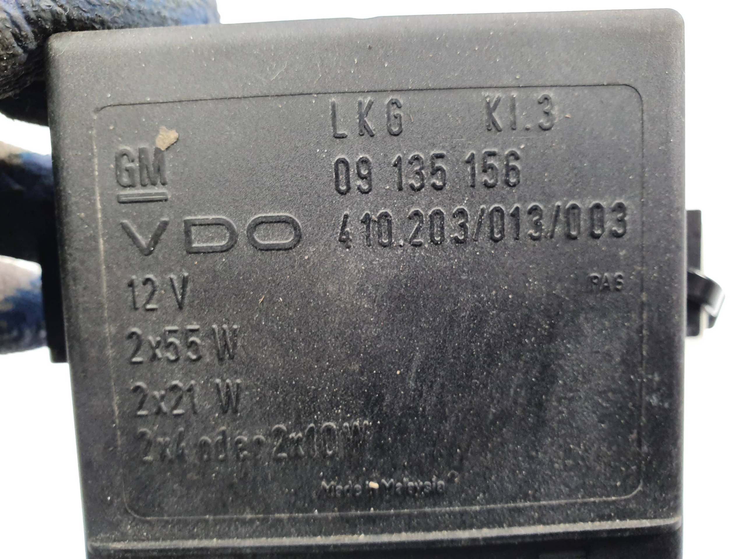 modulo luci 09135156 OPEL ZAFIRA A