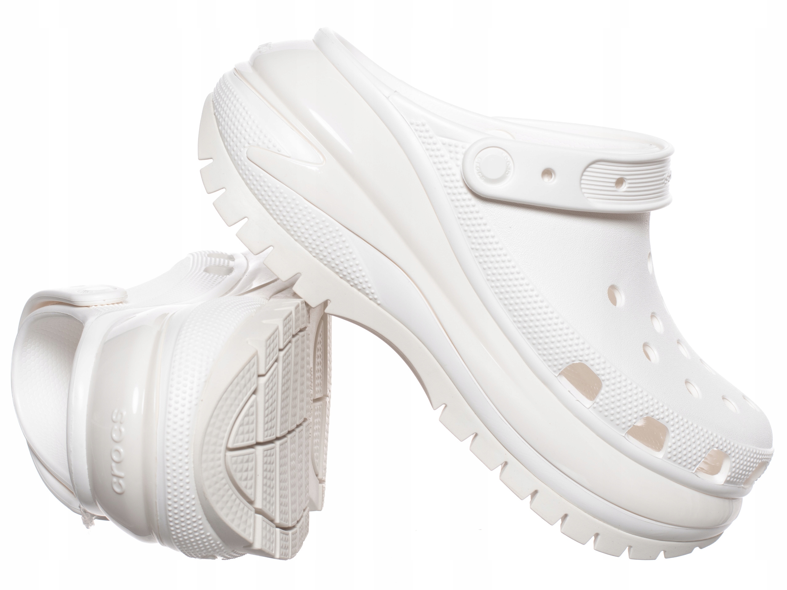 Crocs Nazouváky Na Platformě bílé, nazouvací, pohodlné a klasické