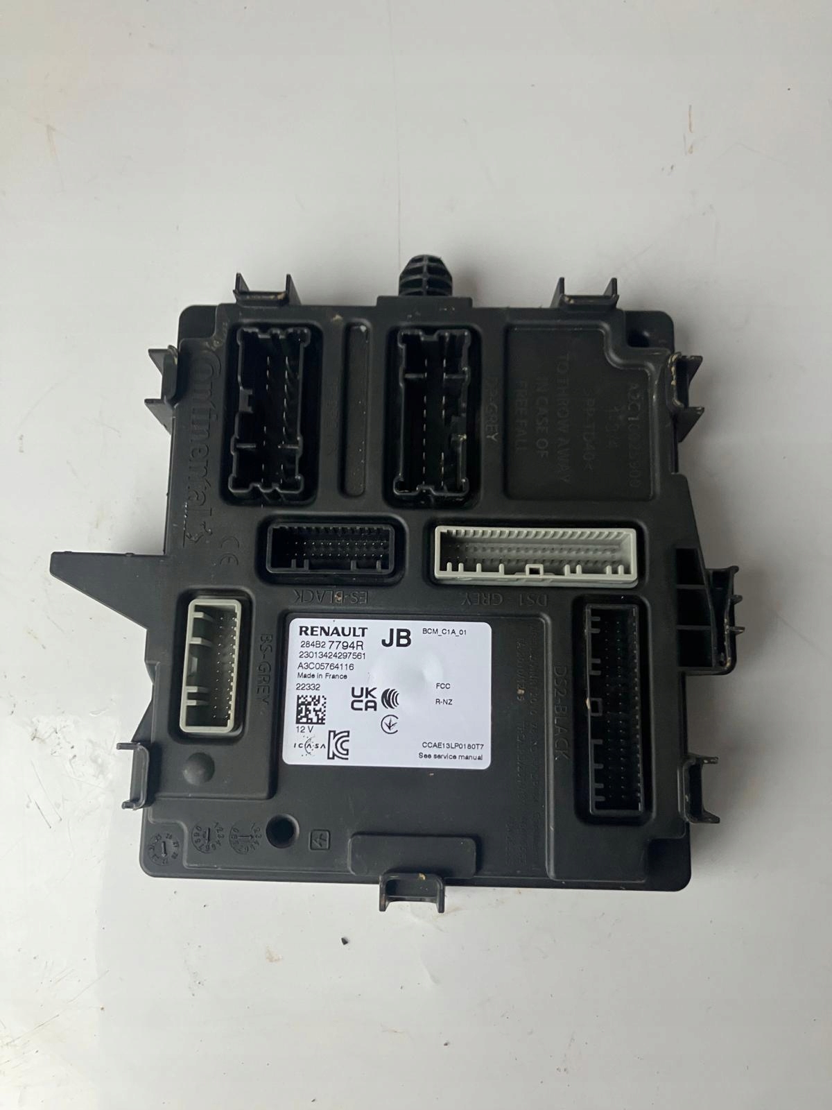 module BCM RENAULT MEGANE V E-TECH 284B27794R