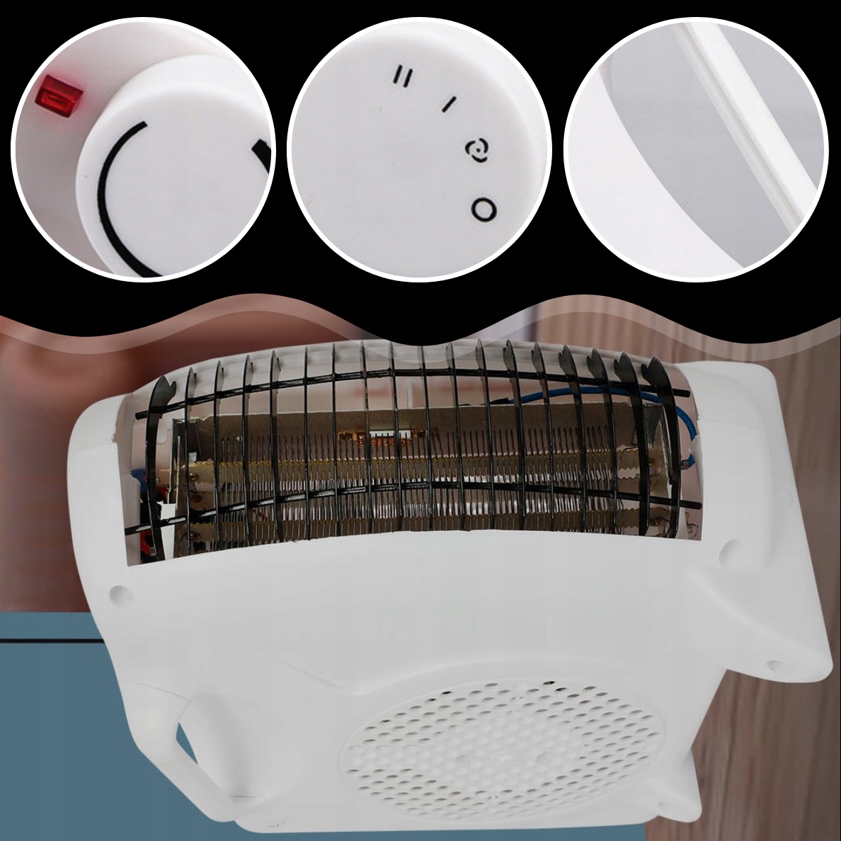 WENTYLATOR PODŁOGOWY WIATRAK CHŁODZĄCY DO POKOJU DO DOMU 2000W FARELKA Marka Memfis