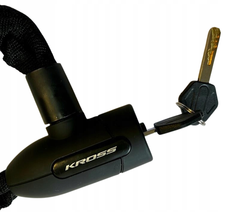 ZAPIĘCIE Rowerowe ŁAŃCUCH KROSS BLOKADA Zabezpieczenie Do Roweru Kluczyki Rodzaj łańcuch