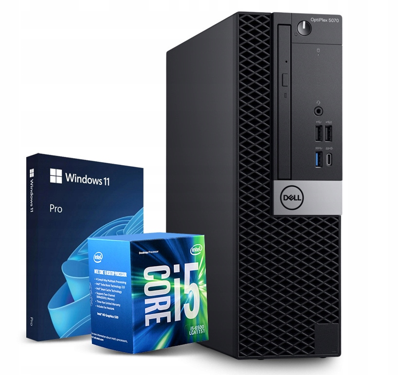 Počítač Dell OptiPlex 5070 Sff Intel Core i5-9400 8GB 256GB Ssd W11 Jednoduchý
