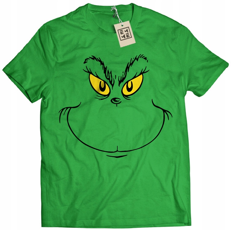 

Koszulka Męska Zielona Święta Grinch 2XL