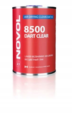 NOVOL 8500 Dart Clear Lakier Bezbarwny 2:1 1L + 0,5L UTW