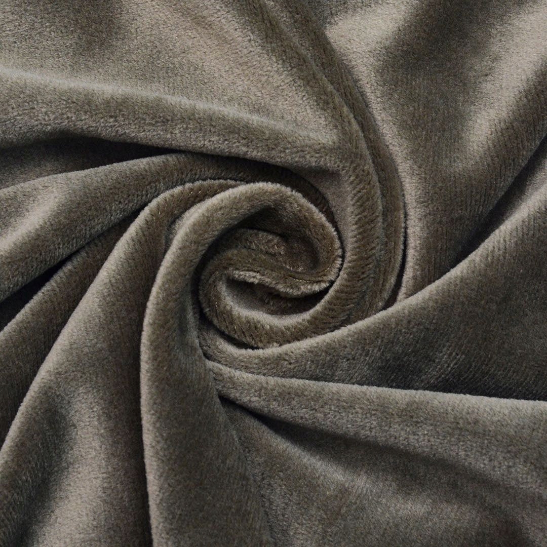 Tkanina Welur Supersoft Jasny Khaki