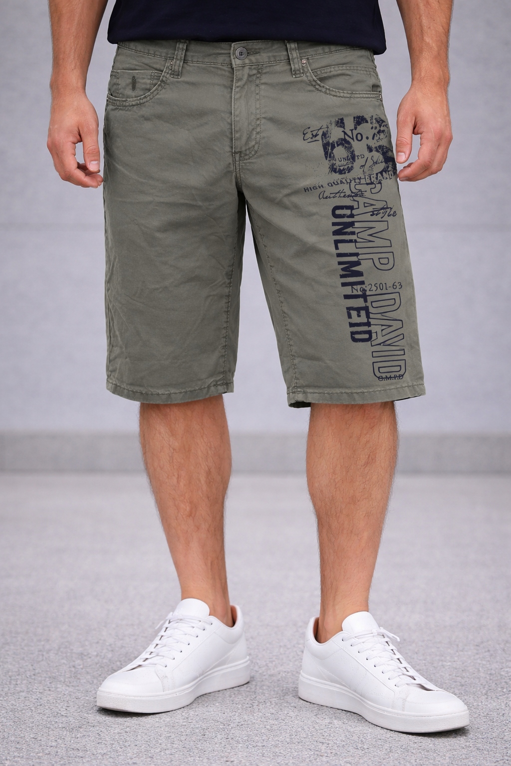 Camp David kraťasy zelené krátké casual Letní šortky velikost 38