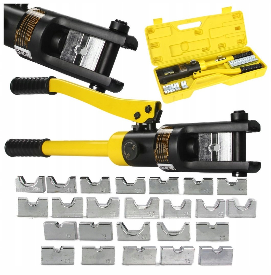 ZACISKARKA PRASKA DO KABLI HYDRAULICZNA ZESTAW 18T