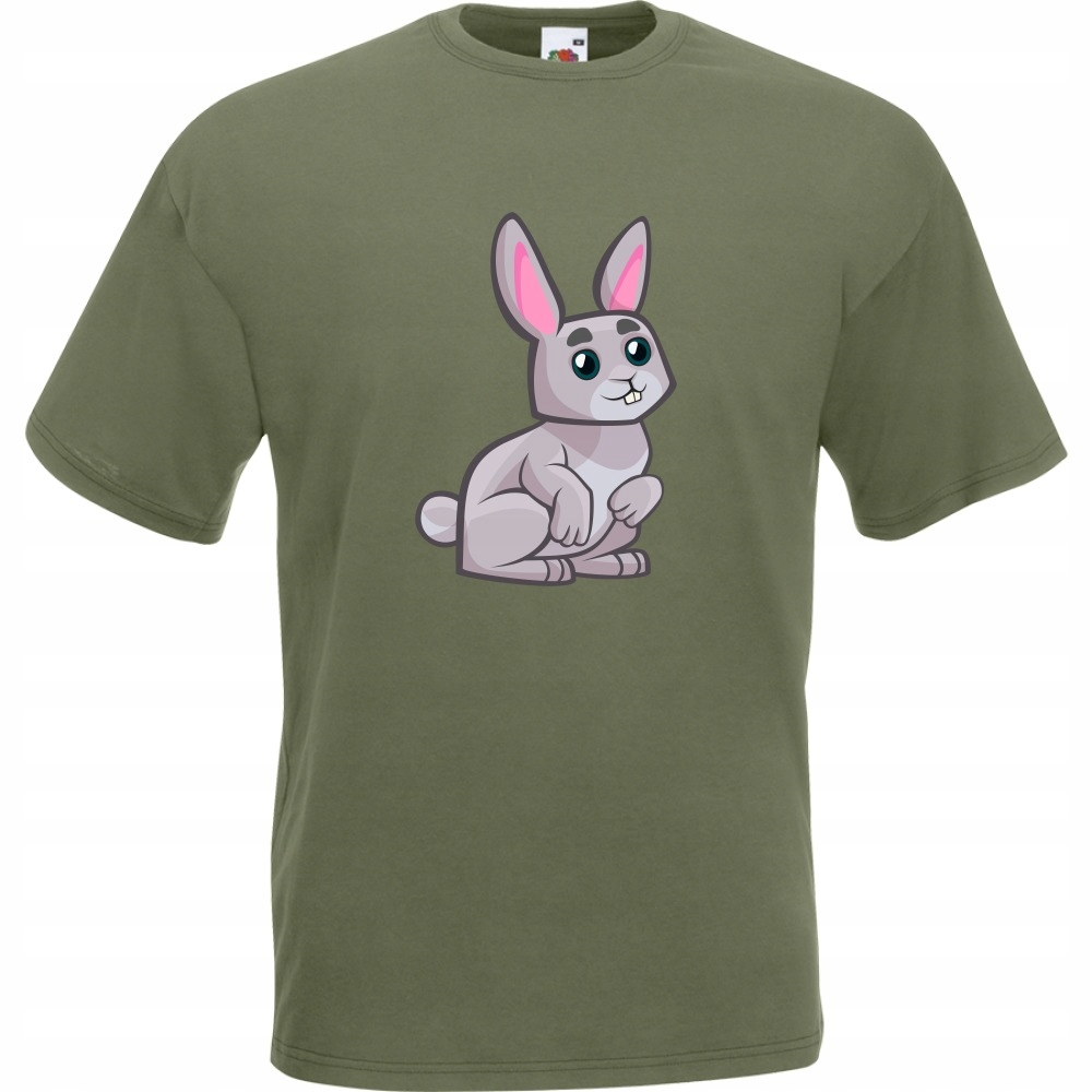 

Koszulka króliczek zajączek S oliwkowa