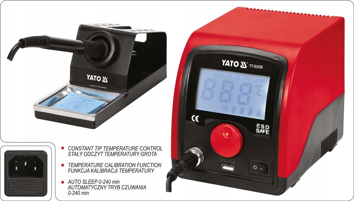 STACJA LUTOWNICZA 75W WYŚWIETLACZ REGULACJA TEMP Marka Yato