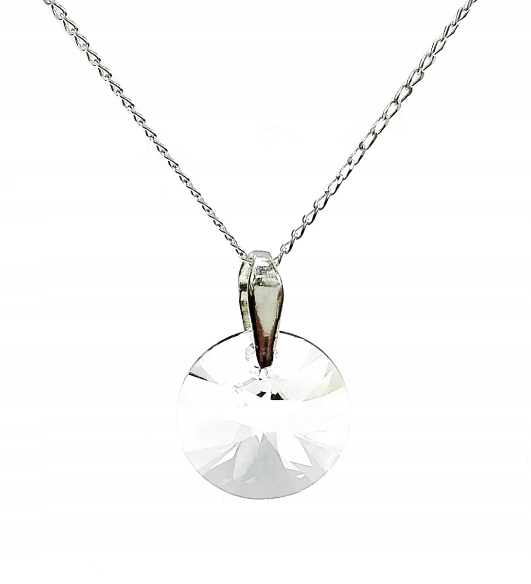 

Naszyjnik srebrny Swarovski rivoli xilion